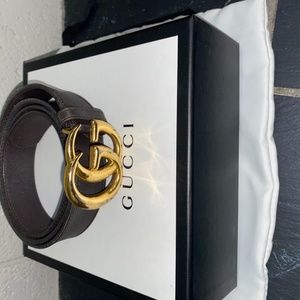 GENUINE GUCCI BELT (MEDIUM GG SIZE) 42 INCHES